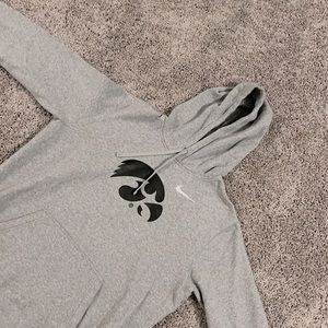 Nike Hawkeyes grey hoodie sweatshirt